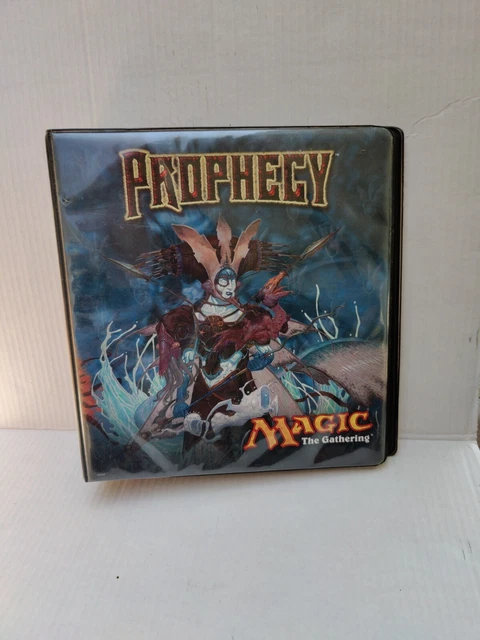 Magic The Gathering Prophecy Magic Vintage 3 Ring Binder.