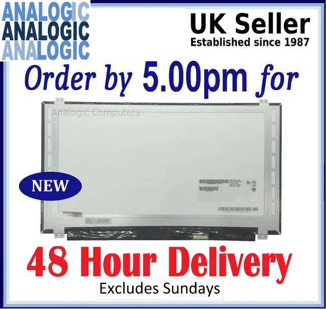 15.6" Laptop Led Fhd Ag Display Screen Panel Innolux N156Hga-Eab Rev C1