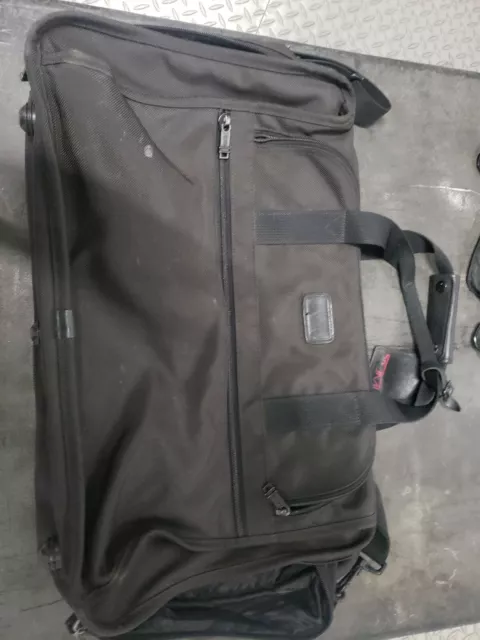 Tumi Alpha Expandable Black Nylon 5 Piece Carry-On Garment Bag