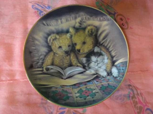 Franklin Mint "Bedtime Story" Collector's Plate.