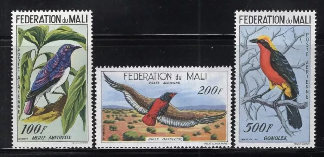 Mali 1960 Birds Airmail Set MNH #C26-28