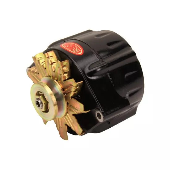 Powermaster 57297 GM 12SI 150 Amp Smooth Look Alternator, Black