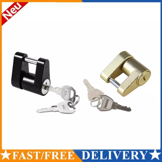 Anti-theft Trailer Hitch Lock Trailer Coupler Padlock Hook Lock Tongue Connector