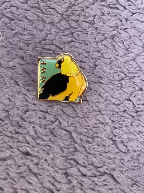 WWF World Wildlife Fund For Nature Lammergeier Bird Pin Badge RSPB Interest