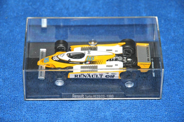 Voiture miniature F1 Renault Turbo RE20/23 - 1980, échelle 1:43