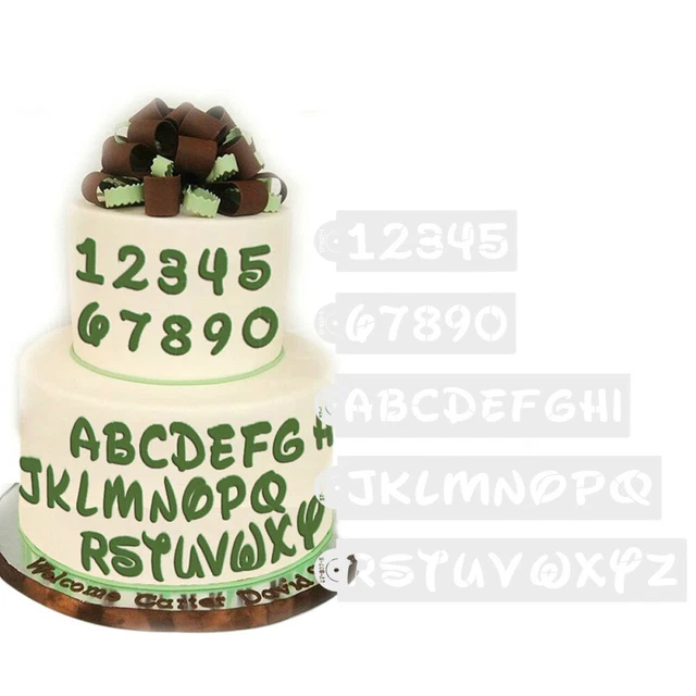 5 piezas Plantilla para hornear Formas Plantillas para pasteles Pasteles Hornear Decoración Herramienta