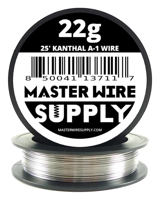 MWS - Kanthal A1 - 25 ft - 22 Gauge - Round Wire
