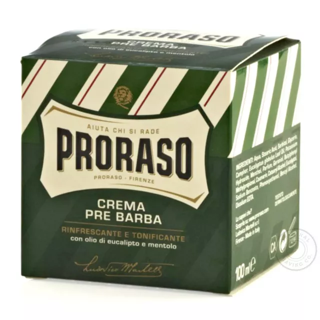 Proraso Neuf Pré / après Rasage Crème Eucalyptus & Menthol - 100ml