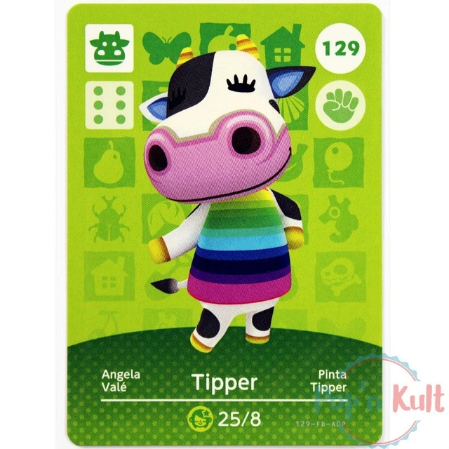 Carte Amiibo Animal Crossing – 061 Tutu, Série 1, EUR, Near Mint
