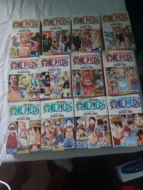 One Piece Omnibus 3 In 1 Edition Manga Vol 1-36 £41.00 - Picclick Uk