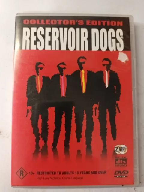 QUENTIN TARANTINO Dvd RESERVOIR DOGS Dvd Cult Classic Crime Dvd Pulp bf297