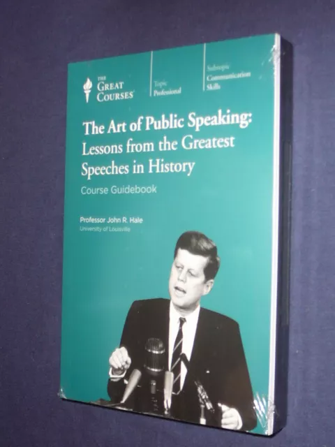 Teaching Co Great Courses  CDs :       ART OF PUBLIC SPEAKING       new & sealed