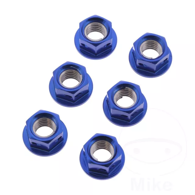 JMP Nut Rear Sprocket Kit Bolt M8X1.25mm Aluminium Racing Blue