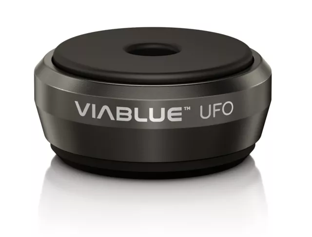 ✅Viablue "UFO" Absorber schwarz / HighEnd-Vibrationsdämper / 4er Set/...100 kg!✅ 2