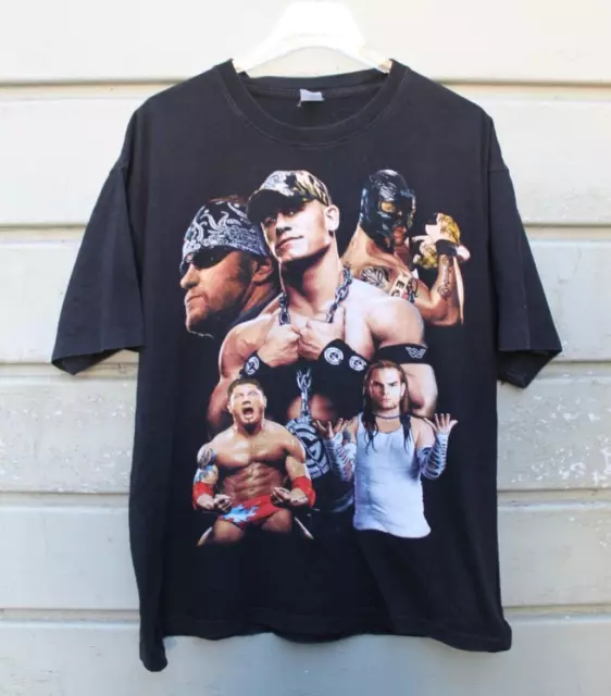 Vintage Wrestling WWE WWF Wrestmania Smackdown Raw John Cena T shirt