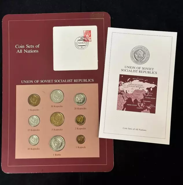 Coin Sets of All Nations Union of Soviet Socialist Republics USSR ~ Rare