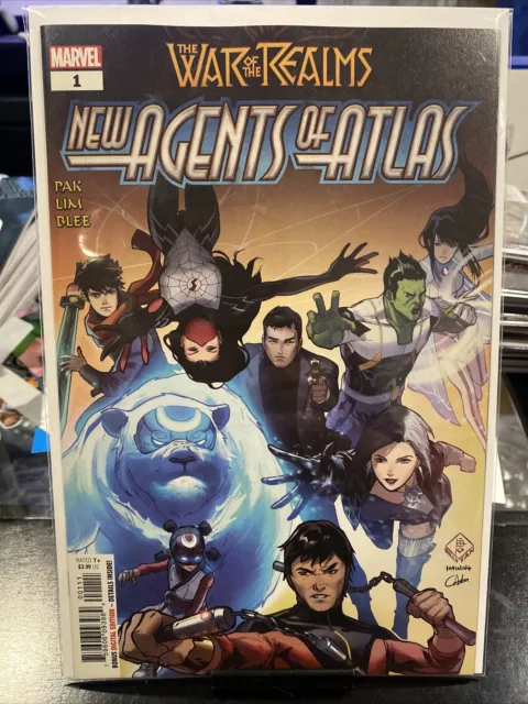 War of the Realms New Agents of Atlas #1 1st Aero & Luna Snow NM