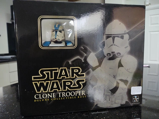 Star Wars GENTLE GIANT MINI BUST 501st CLONE TROOPER DELUXE MISB NEW MINT RARE
