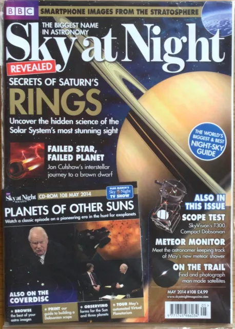 BBC Sky At Night Magazine May 2014 # 108 . Brown Dwarf Meteor Monitor Astronomy