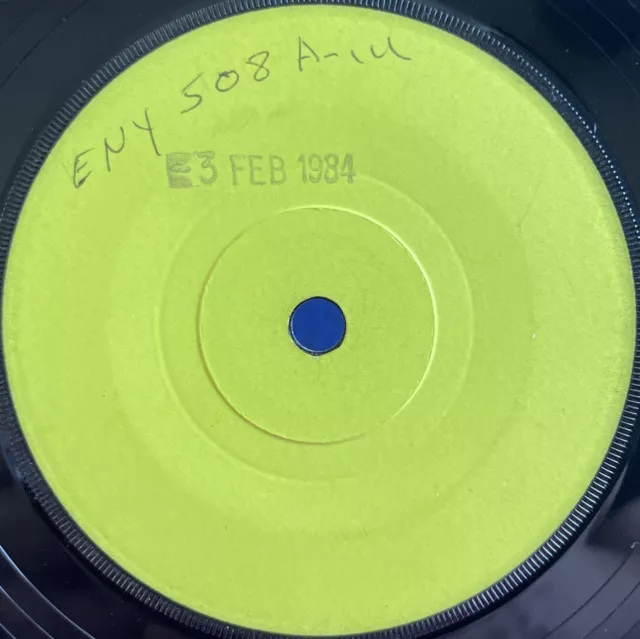 THE WATERBOYS The Big Music 7” Test Pressing Ensign Records VG+