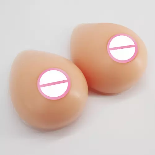 Realistic Silicone Adhesive Breast Forms Crossdresser Fake Boobs Tits Lot