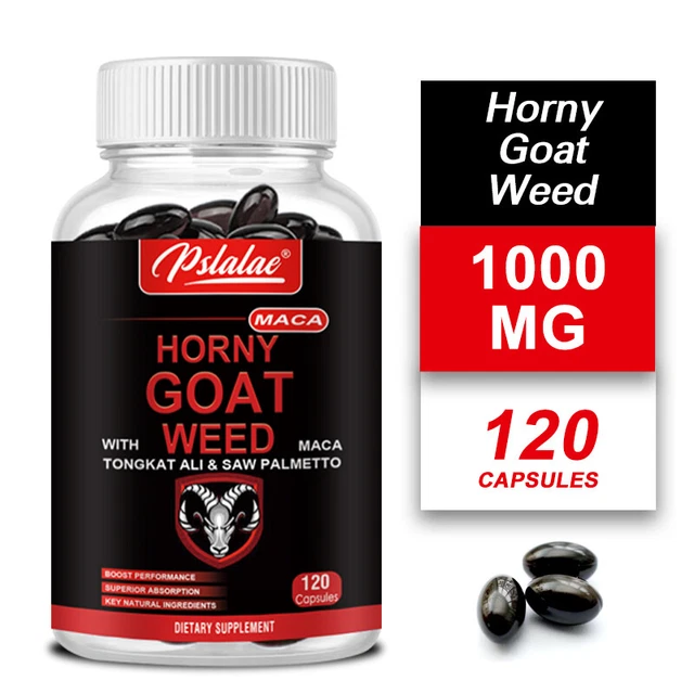 Booster Naturel Testostérone - Tribulus, Horny Goat Weed, Maca - Énergie & Endurance - 30/60/120 Gélules