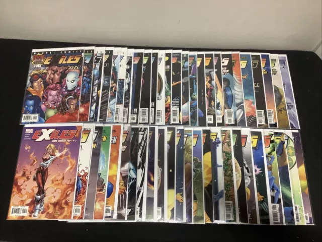 EXILES #1-100 COMPLETE COMIC RUN+ ANNUAL #1 MARVEL 2001, McKone Winick