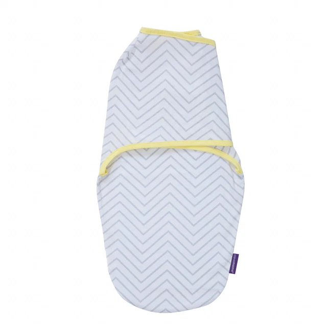 CLEVAMAMA swaddle, grey, 0-3 m