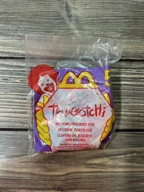 Vintage 1988 McDonalds Tamagotchi Key Ring Figurine Toy Kids Meal