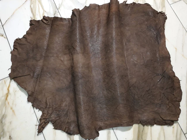 CUERO TIP 37378-LA, restos de cuero, 1 piel de cuero 1,3mm, colores barro antiguo napa