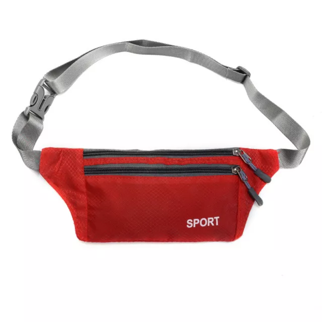 Waterproof Running Belt Bum Waist Pouch Fanny Pack Camping Hiking Sport Zip Bag 3