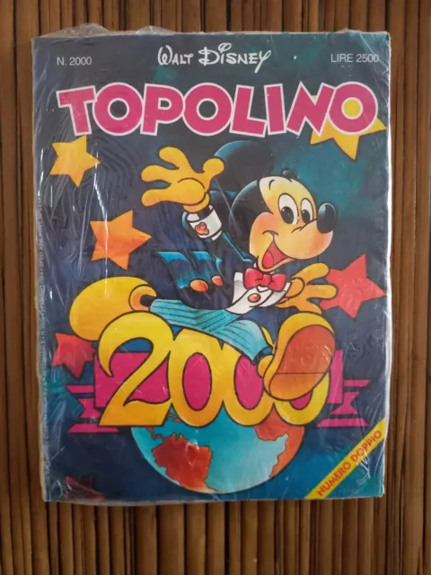 Topolino Libretto 2000 Con Busta D'oro - Walt Disney - Raro! Ancora Sigillato!