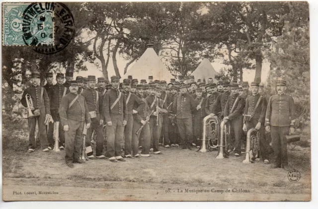 CHALONS SUR MARNE - Marne - CPA 51 - Vie Militaire Au camp - la musique