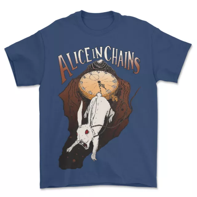 T-shirt Alice In Chains stile rock band Alice In Wonderland t-shirt grunge