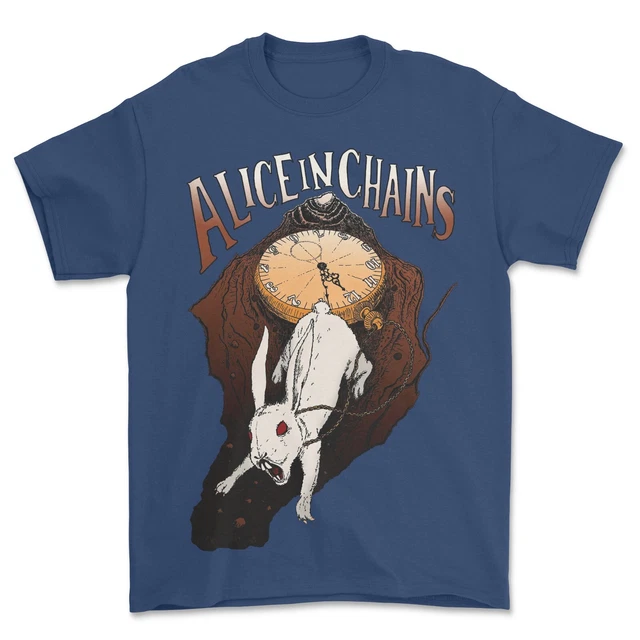 T-shirt Alice In Chains stile rock band Alice In Wonderland t-shirt grunge
