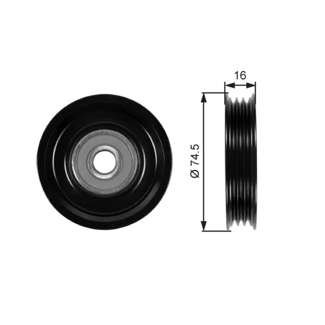 Galet Tendeur (Courroie D'accessoire) Nissan Micra Iii 1.2 16V,1.4 16V,Note 1.4