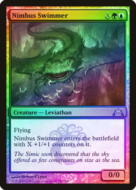 Nimbus Swimmer 2x FOIL GTC MTG Gatecrash Uncommon MINT blue green Nimbus Swimmer 2x FOIL GTC MTG Gatecrash Uncommon MINT blue green