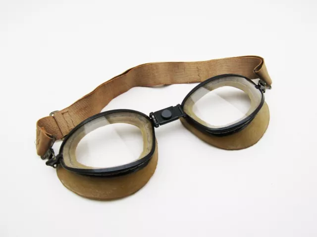 SQD 47 SKYWAY AVIATOR FLYING PILOT GOGGLES Aviation WW2 USAF NAVY VINTAGE SQD 47 SKYWAY AVIATOR FLYING PILOT GOGGLES Aviation WW2 USAF NAVY VINTAGE