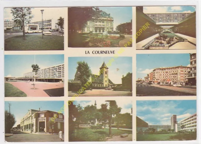 CPSM LA COURNEUVE Divers aspects de la ville Edition RAYMOND 1978