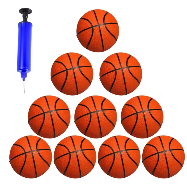 Mini ensemble de basketball orange vif pour enfants 20 balles + pompe incluse