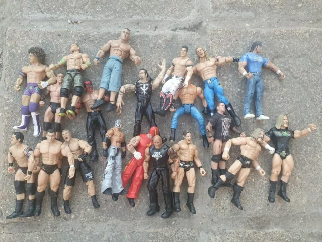 WWE WWF ECW Wrestling Figuren Zubehör JAKKS MATTEL SPIELZEUG Konvolut wählen Sie eine