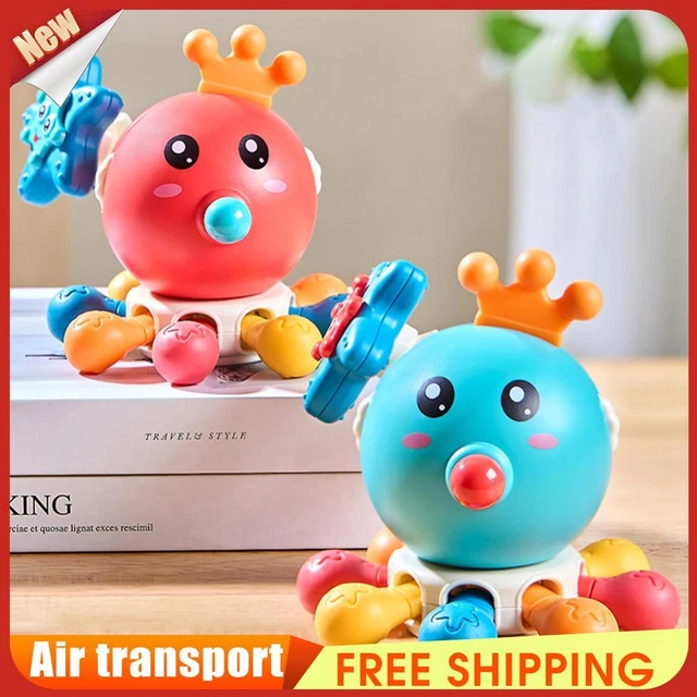 Rotatable Octopus Toy Octopus Baby Sound Toy Making Bath Time More Enjoyable ~