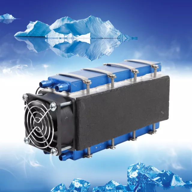 8 Chip TEC1-12706 Thermoelectric Peltier 576W Cooler Air Cooling Device DIY 12V