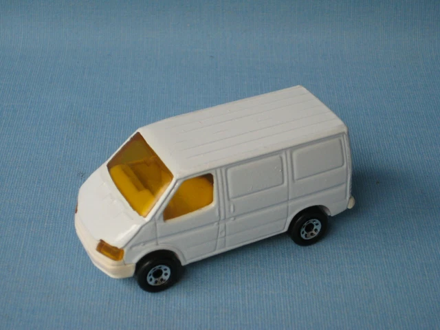MATCHBOX FORD TRANSIT corps blanc graphique jouet modele voiture 75 mm EUR 57 85 PicClick FR