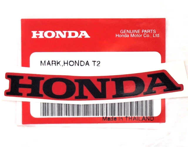ORIGINAL HONDA 3D PVC EMBLEM/SCHRIFTZUG ROT 8CM STICKER AUFKLEBER LOGO 80mm 376038075084