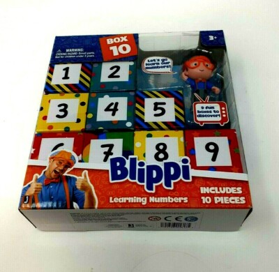 blippi learning numbers toys