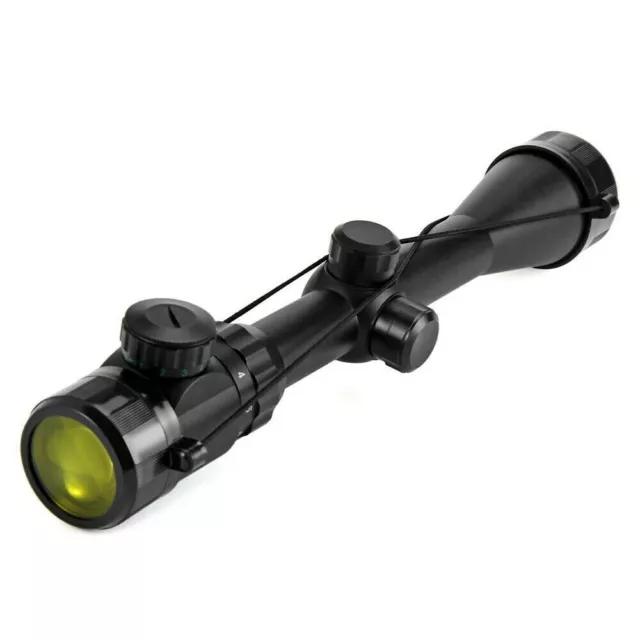 MIRINO OTTICO PRECISIONE PER FUCILE CARABINA RETICOLO ILLUMINATO 3-9x40EG