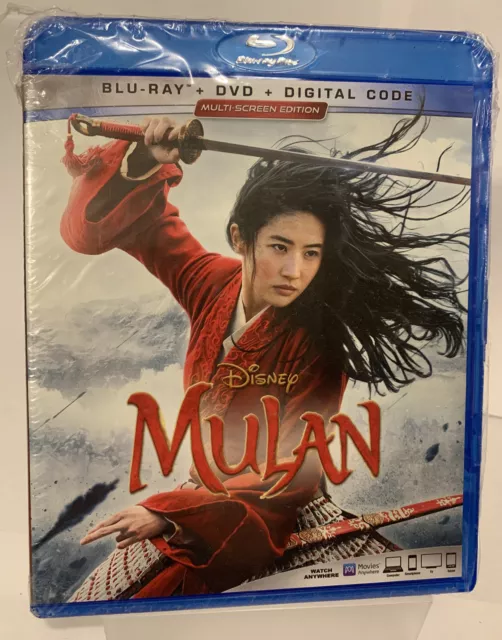MULAN [LIVE-ACTION] (BLU-RAY+DVD+DIGITAL Code, 2020; Multi-Screen ...