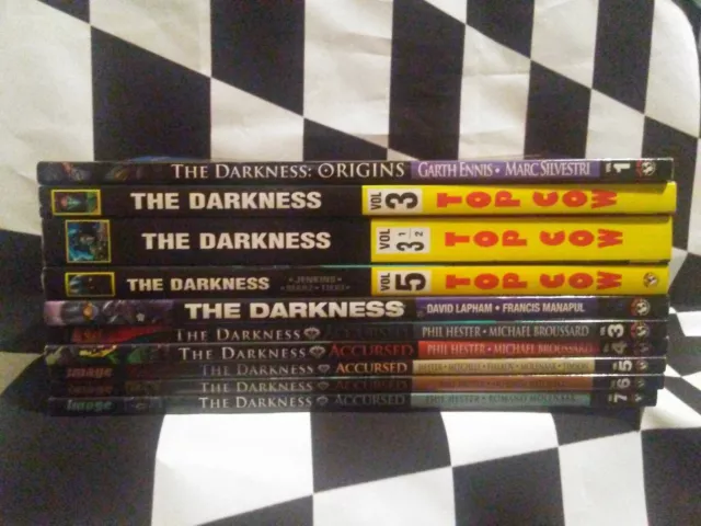 Huge Darkness graphic novel lot tpb Accursed Origins volume vol. Topcow Image