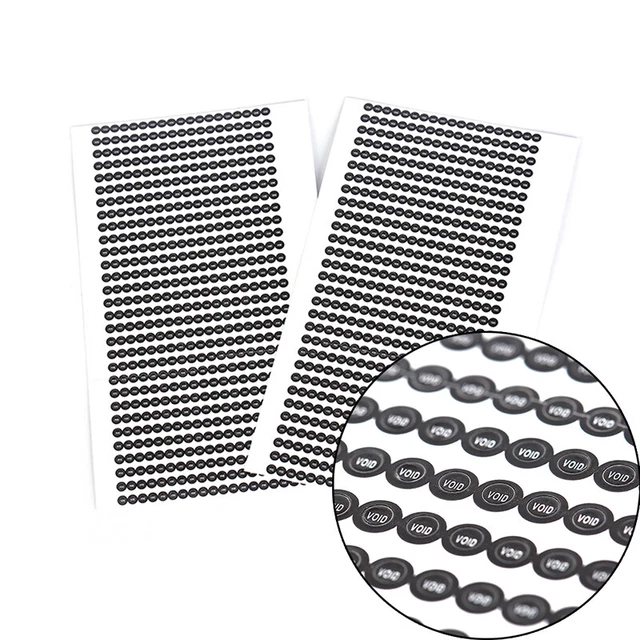 1000Pcs Void Security Labels Removed Tamper Evident Stickers Warranty Suppli BII